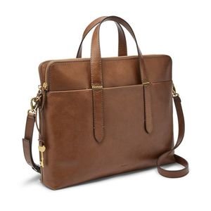 Women Leather Briefcase bag Laptop Tote Handbags